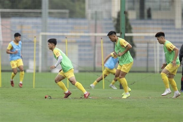 Vietnam’s U23 football team to meet U23 Kyrgyzstan in Doha Cup 2023’s third round hinh anh 1