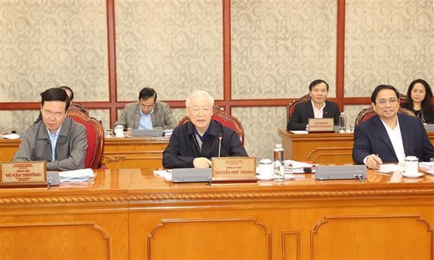 Politburo reviews 10-year implementation of resolution on social policies hinh anh 2