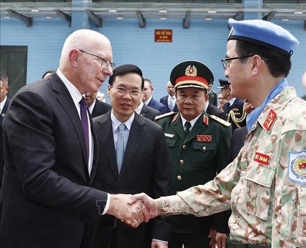 Australian Governor-General hails Vietnamese peacekeepers' contributions hinh anh 1