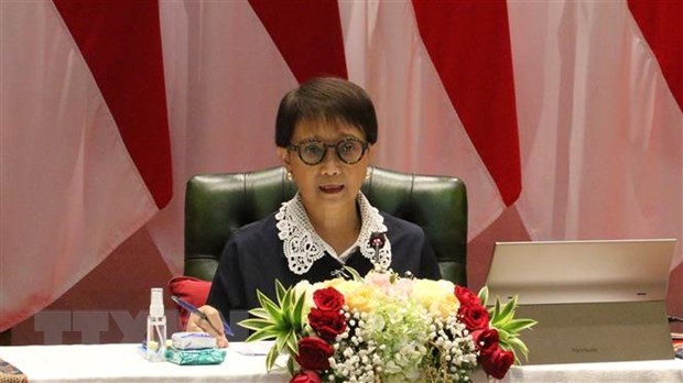 Indonesia pushes for implementation of Five-Point Consensus on Myanmar hinh anh 1