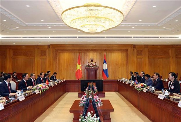 State President meets with top Lao legislator hinh anh 1