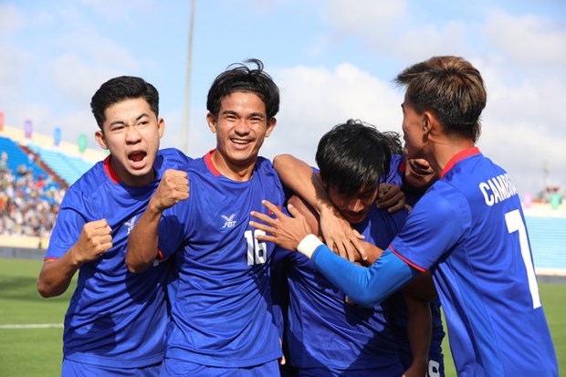 SEA Games 32 shows Cambodian football’s development: official hinh anh 1