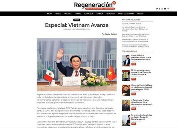 Mexican media spotlights Vietnamese top legislator’s upcoming visit to Latin America hinh anh 1