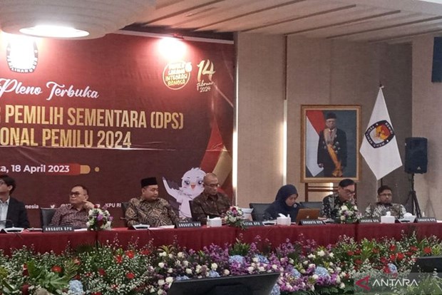 Over 205 million Indonesian voters eligible to cast ballots in 2024 election: KPU hinh anh 1