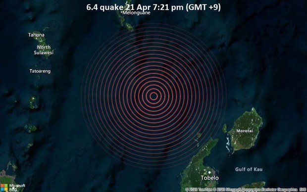 6.4-magnitude earthquake shakes Indonesia hinh anh 1