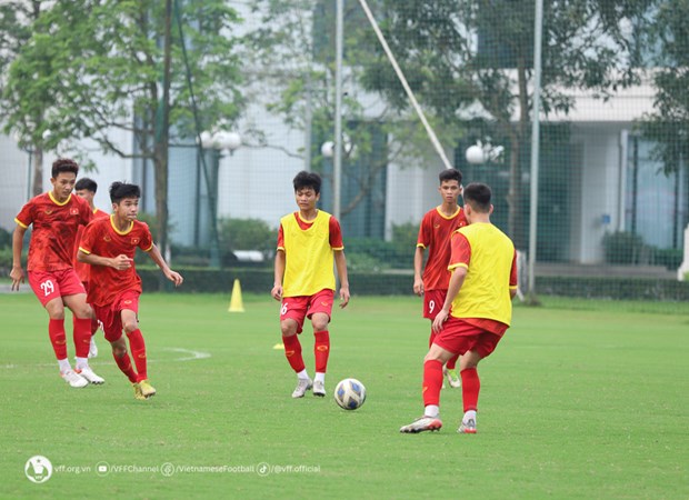 Vietnam making thorough preparation for AFC U17 Asian Cup finals hinh anh 1