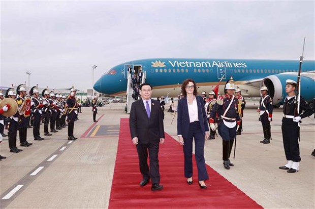 NA Chairman arrives in Buenos Aires, beginning official visit to Argentina hinh anh 1