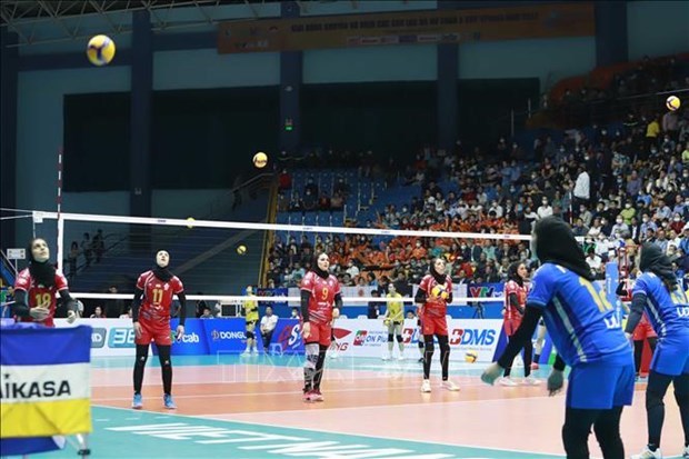 2023 Asia Women’s Club Volleyball Championship kicks off in Vinh Phuc hinh anh 1