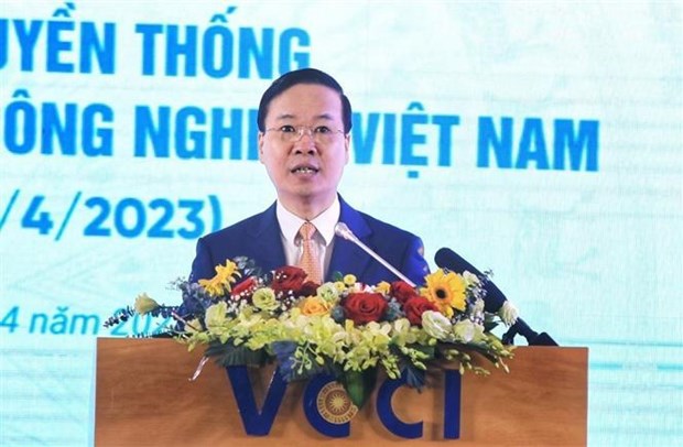 President lauds VCCI for contributions to national development hinh anh 1