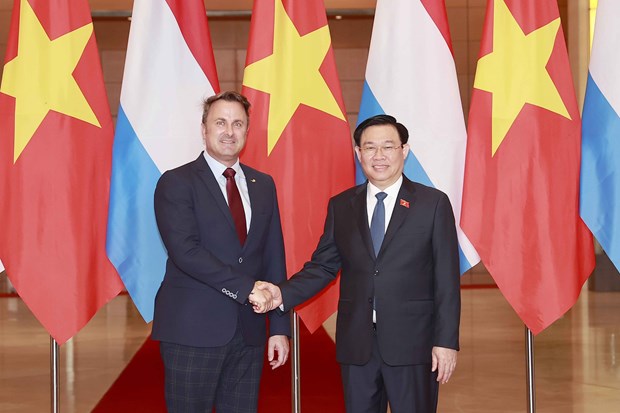 NA Chairman welcomes Luxembourg PM to Vietnam hinh anh 1