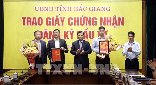Bac Giang grants licences to projects worth 132 million USD hinh anh 1