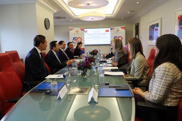 Foreign Minister receives AstraZeneca leader in London hinh anh 1