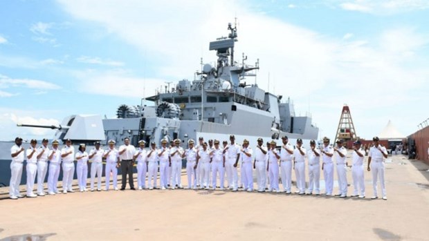 Indonesia, India’s navies conduct joint exercise hinh anh 1