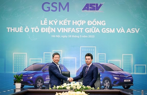 ASV Airports Taxi rents 500 VinFast electric cars hinh anh 1