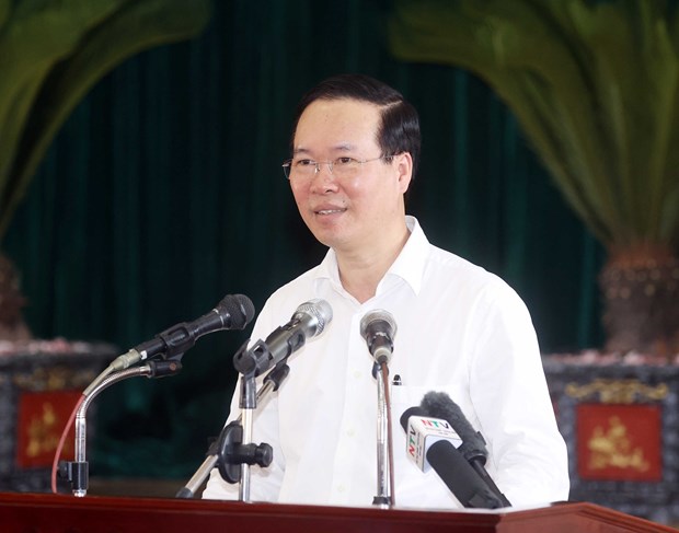State leader visits model new-style rural commune in Nam Dinh province hinh anh 1