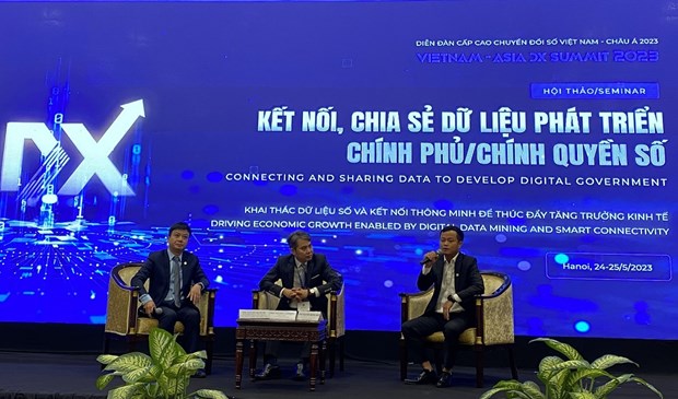 Seminar spotlights connecting, sharing data in digital government hinh anh 1