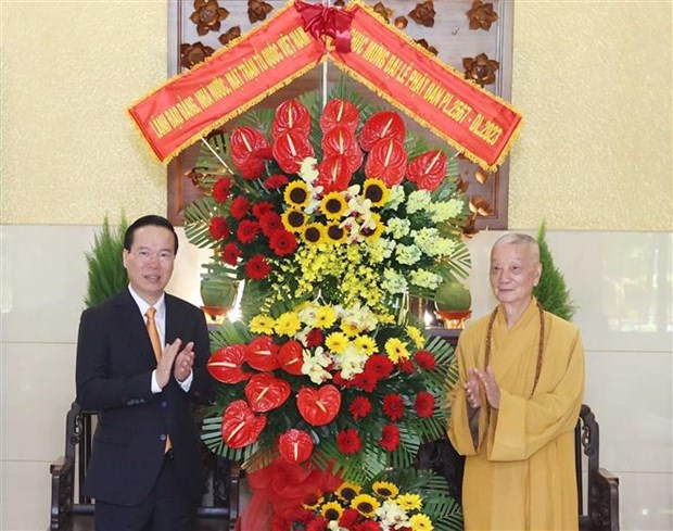 State leader extends greetings on Lord Buddha’s birth anniversary in HCM City hinh anh 2