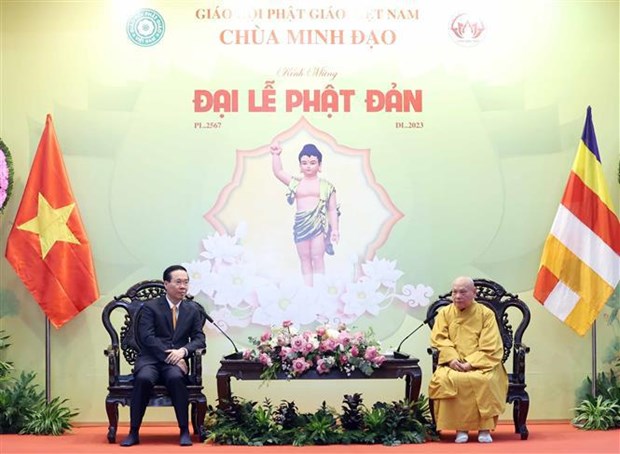 State leader extends greetings on Lord Buddha’s birth anniversary in HCM City hinh anh 3