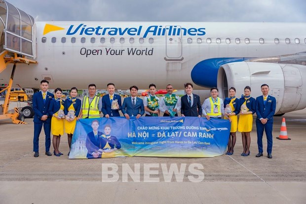 Vietravel Airlines opens route from capital to Da Lat, Cam Ranh hinh anh 1