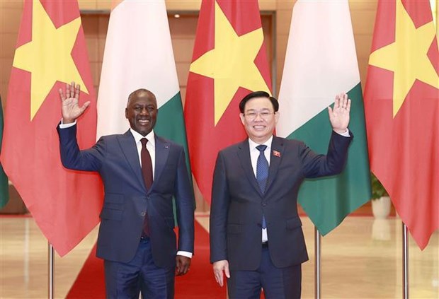 Top legislators of Vietnam, Cote d’Ivoire hold talks hinh anh 1