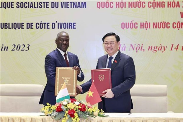 Top legislators of Vietnam, Cote d’Ivoire hold talks hinh anh 2