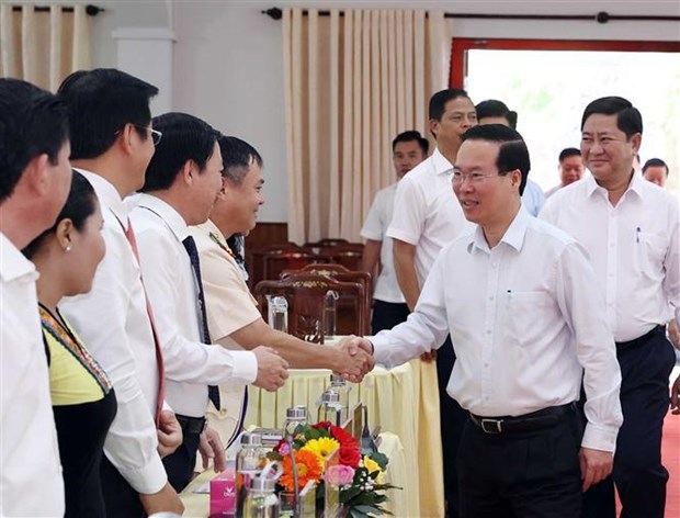 President asks Ninh Thuan to make most of potential, advantages hinh anh 2
