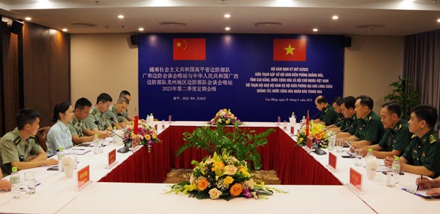 Vietnamese, Chinese localities strengthen border cooperation hinh anh 1
