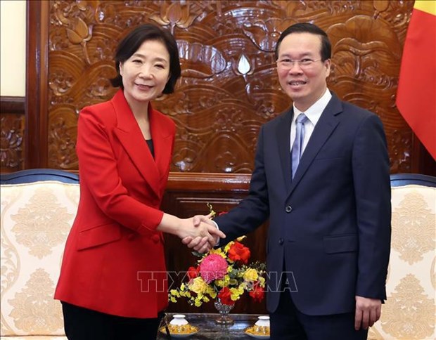 President hails RoK Ambassador's contributions to promoting bilateral ties hinh anh 1