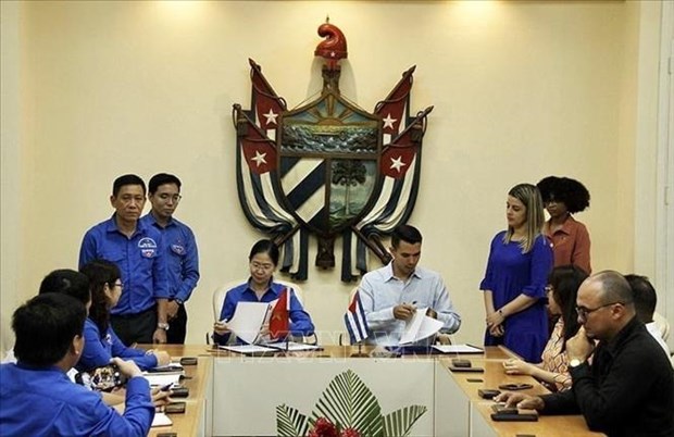 Vietnamese, Cuban youth unions strengthen cooperation hinh anh 1