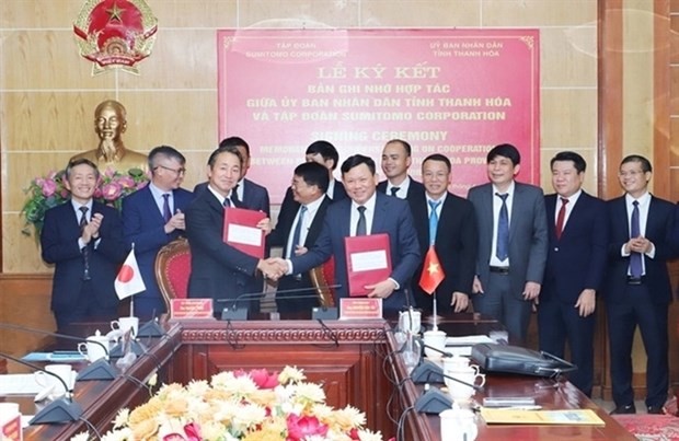 Sumitomo Group explores 400 million USD investment in IP in Thanh Hoa hinh anh 1