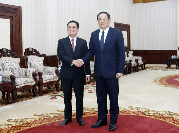 Lao leaders praise cooperation between Nghe An, Lao localities hinh anh 2