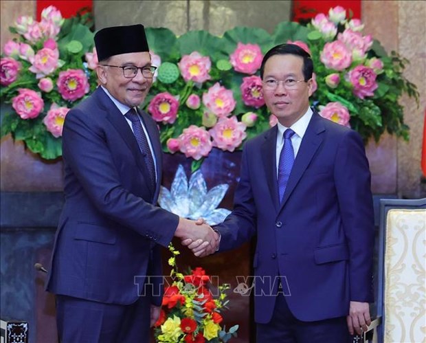 President hosts Malaysian Prime Minister hinh anh 1