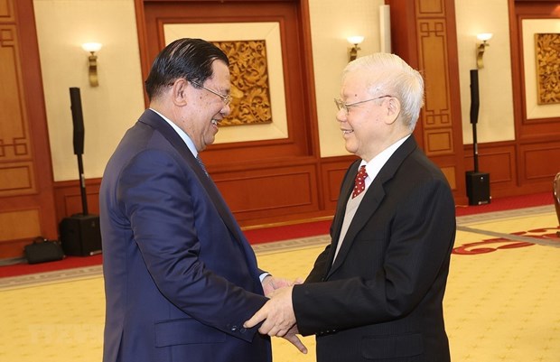 Vietnamese leaders send congratulations to Cambodia on successful 7th NA election hinh anh 1