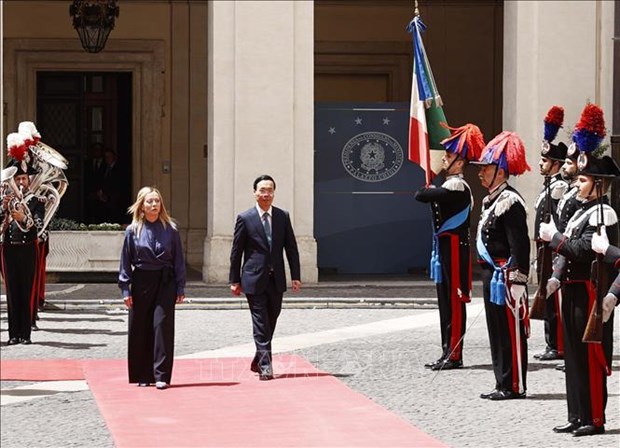 Vietnam, Italy issue joint statement hinh anh 1