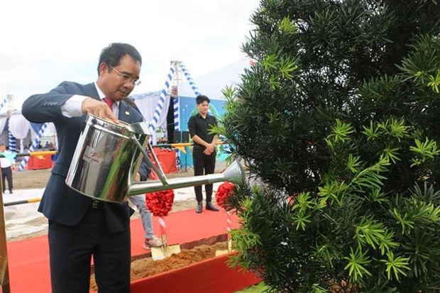 Construction of Vietnam-Japan friendship house begins in Long An hinh anh 2