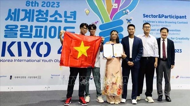 Quang Ninh students bag gold medal, special prize at RoK international science olympiad hinh anh 1