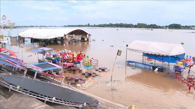 Mekong River water levels on the rise hinh anh 1