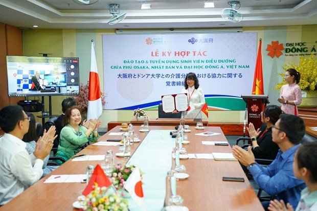 Dong A University, Japan prefecture work on nurse staff training hinh anh 1