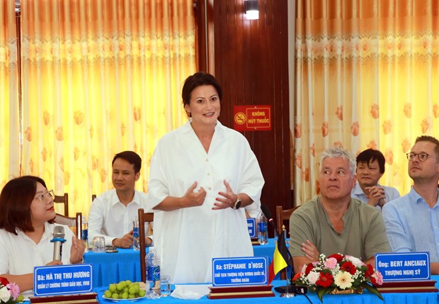 Belgian Senate President visits Quang Tri province hinh anh 1