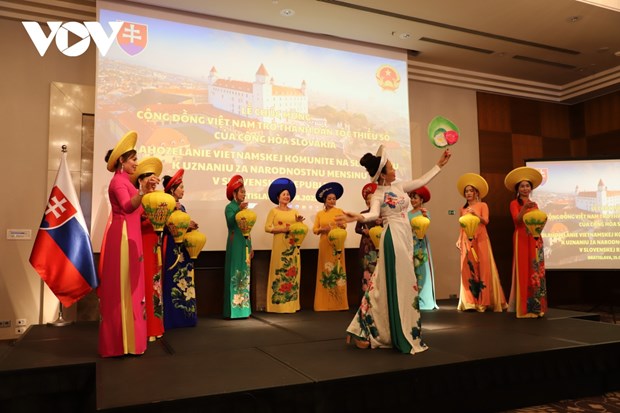 Vietnamese community in Slovakia congratulated on being 14th ethnic minority group hinh anh 1