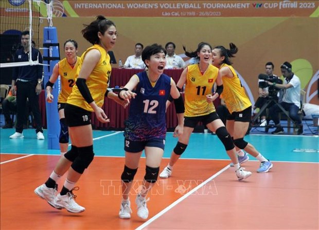 Vietnam win big at 2023 VTV Int’l Women’s Volleyball Cup hinh anh 1