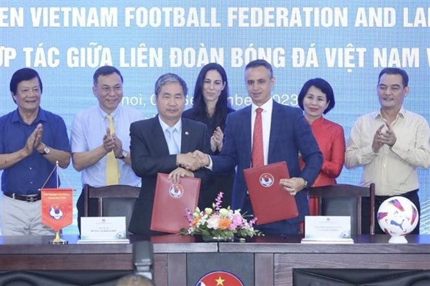 Vietnamese football body, LaLiga cooperate to develop Vietnamese football hinh anh 1