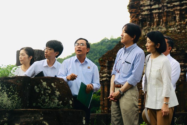 Japanese Crown Prince, Crown Princess visit world heritage sites in Quang Nam hinh anh 2