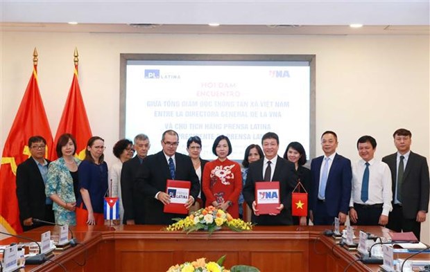 Vietnam, Cuba news agencies forge cooperation hinh anh 3