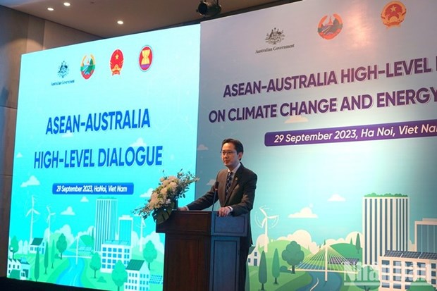 ASEAN-Australia high-level dialogue on climate change, energy transition takes place in Hanoi hinh anh 1