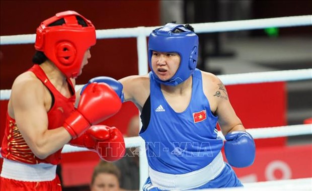 ASIAD 2023: Vietnam wins bronze in boxing, advances to sepak takraw final hinh anh 1