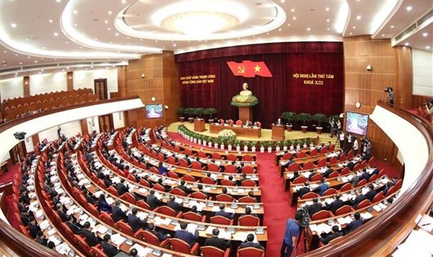 Third working day of 13th Party Central Committee’s 8th session hinh anh 1