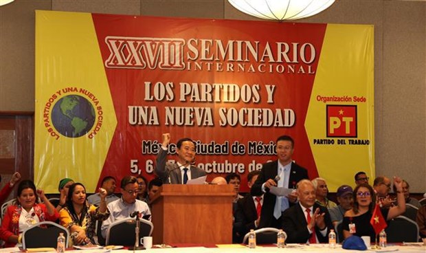 CPV delegation attends int’l conference on political parties and new society in Mexico hinh anh 1