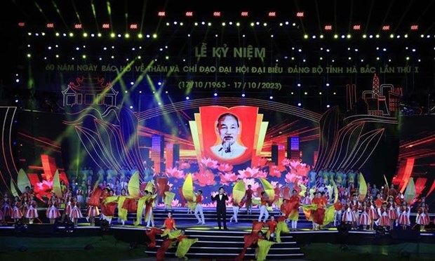 State leader attends celebration of President Ho Chi Minh’s visit to Ha Bac hinh anh 1
