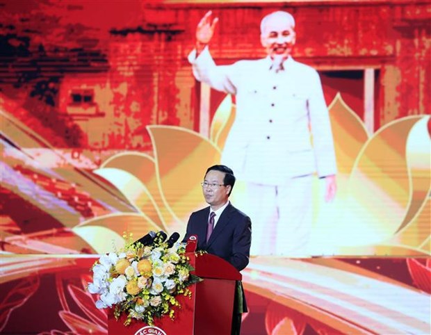 State leader attends celebration of President Ho Chi Minh’s visit to Ha Bac hinh anh 2